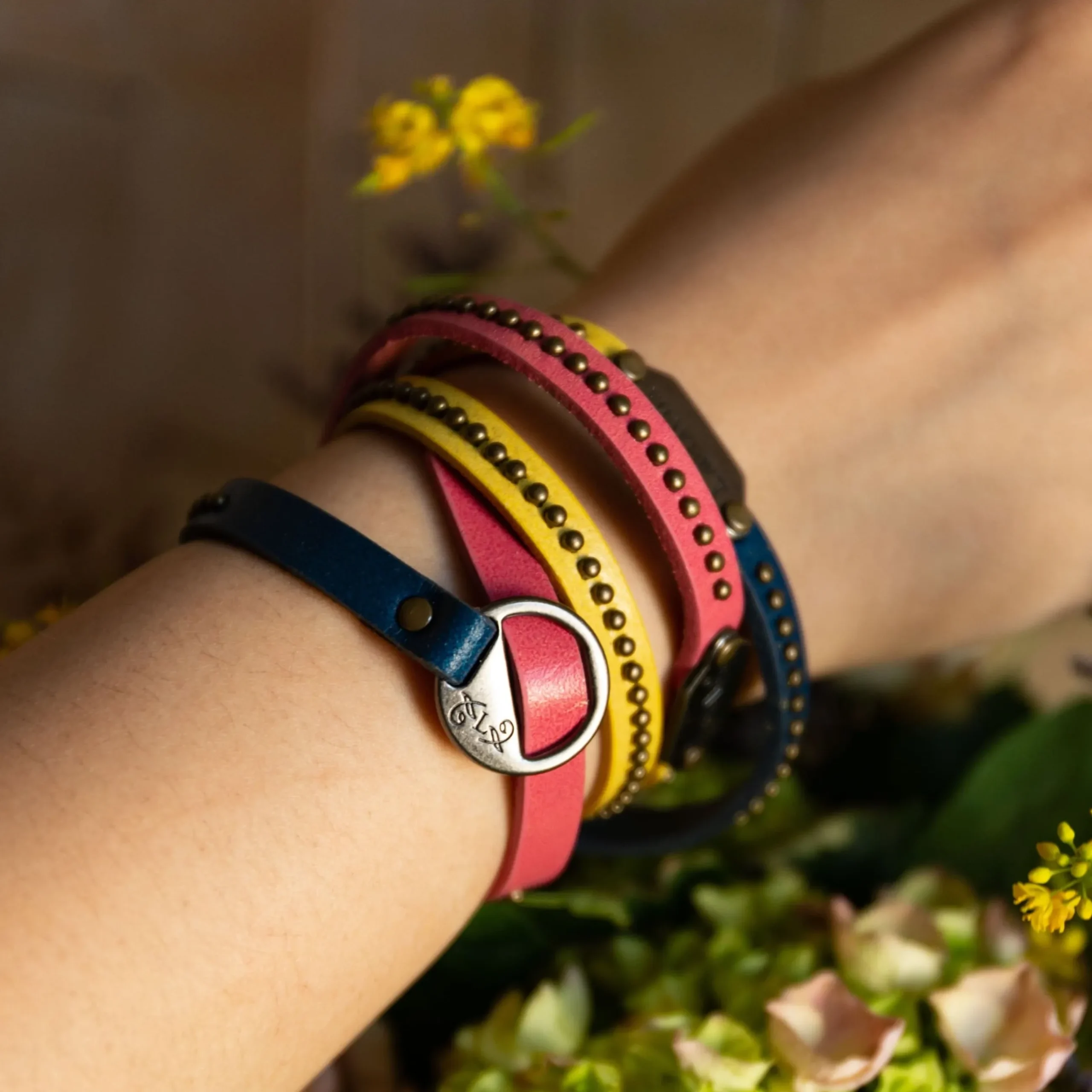 Hot Bijou bracelet en cuir fait main Outlet Accessoires|Bijoux & Porte-clés