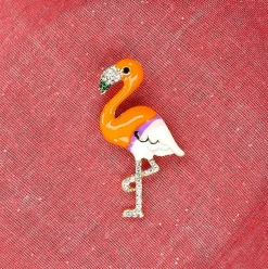 Fashion Bijou broche Flamant Rose Bijoux & Porte-clés