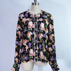 Cheap Chemisier Calliope Noir Studio Outlet Vêtements|Tops & Blouses