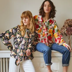 New Chemisier Calliope Rouge Studio Outlet Vêtements|Tops & Blouses