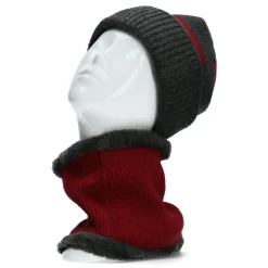 Hot Duo Bonnet et cache-cou motifs géo Outlet Accessoires|Chapeaux Et Accessoires Cheveux