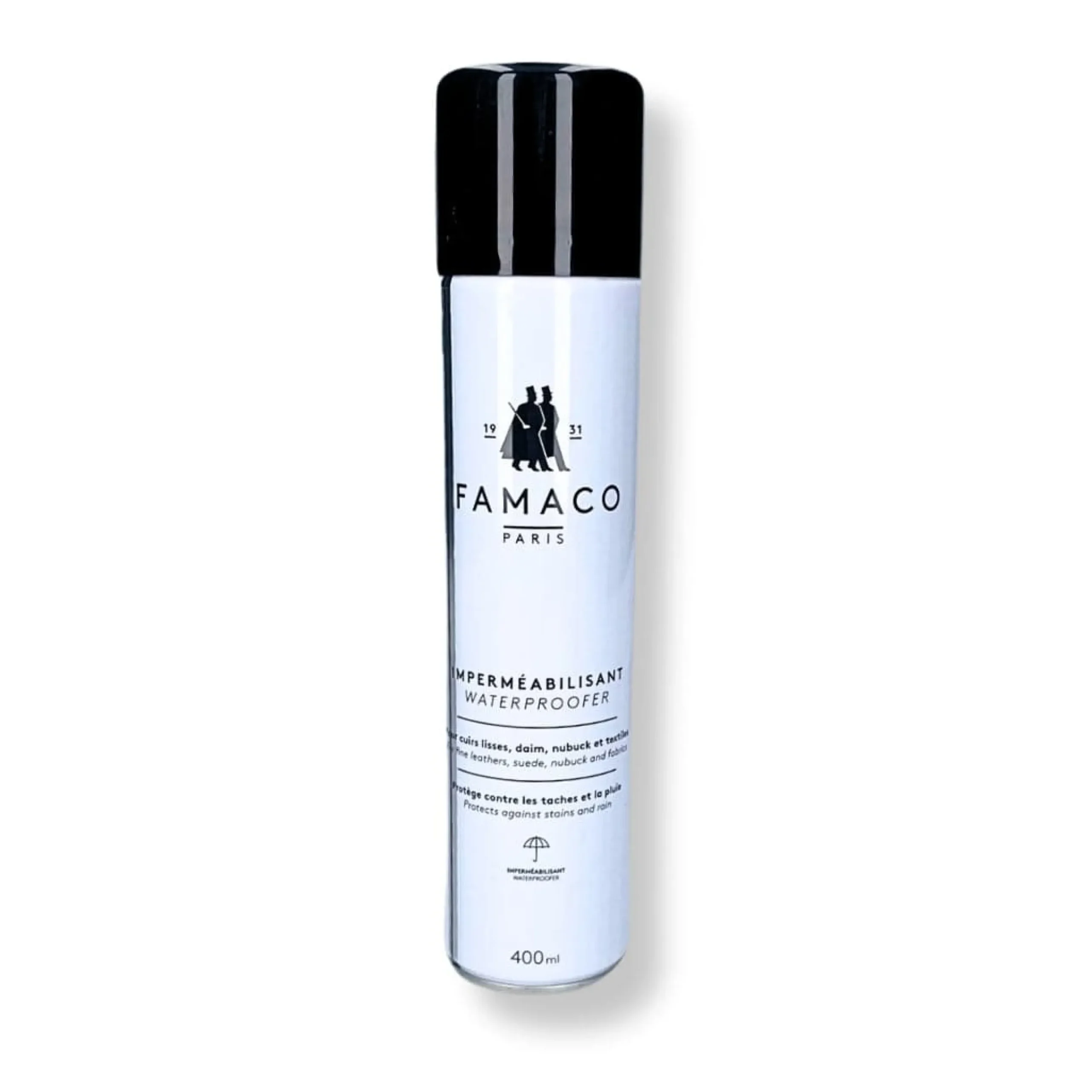 New Imperméabilisant Aérosol 250 ml - FAMACO Produits D'entretien Des Cuirs