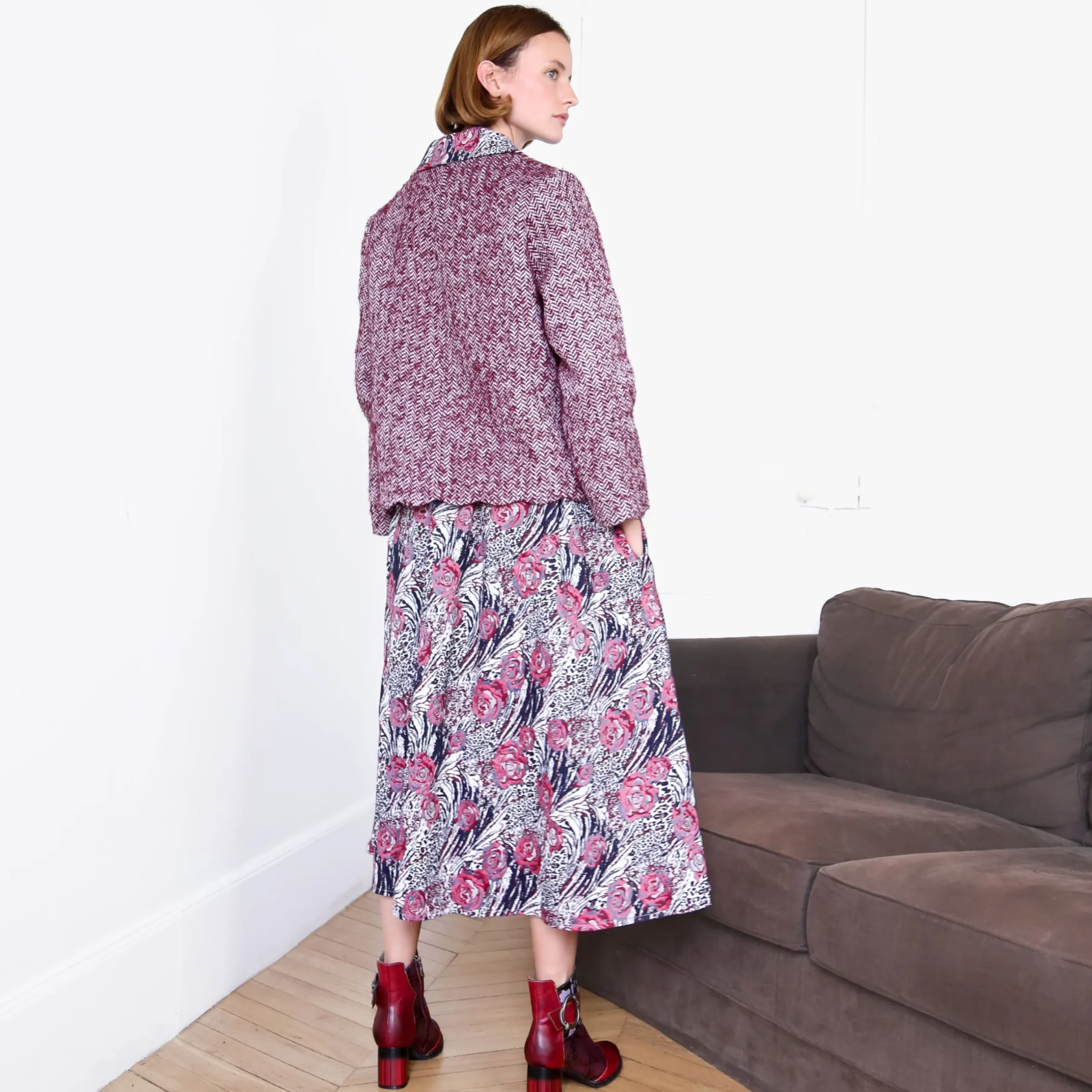 Discount Jupe Astree Bordeaux Studio Outlet Vêtements|Jupes