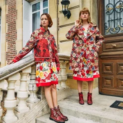 Outlet Manteau Atlas Rouge Studio Outlet Vêtements|Vestes & Manteaux