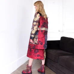 Hot Manteau Zeus Rouge Studio Outlet Vêtements|Vestes & Manteaux