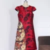 Online Robe Ouranos Rouge Studioo Outlet Vêtements|Robes