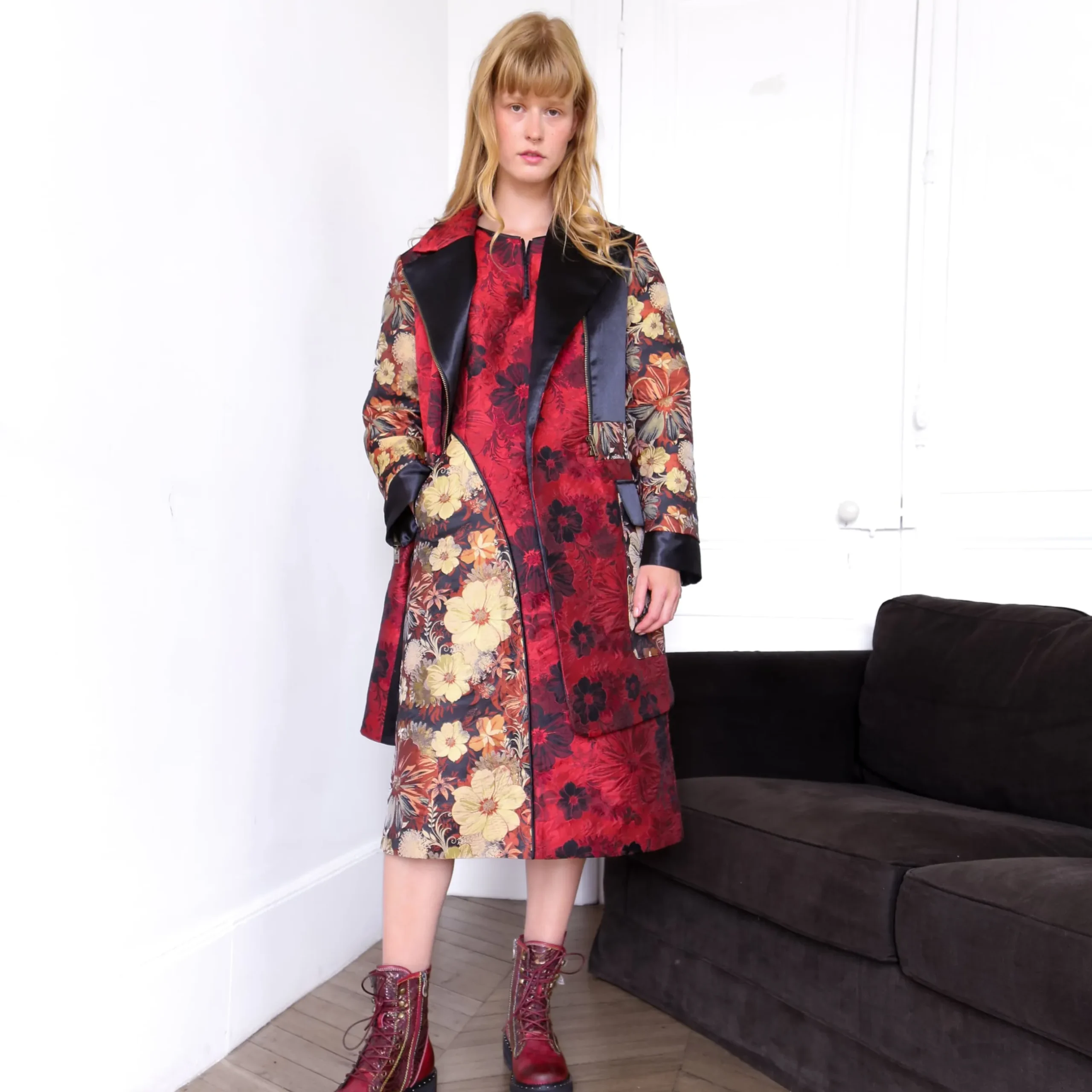 Online Robe Ouranos Rouge Studioo Outlet Vêtements|Robes