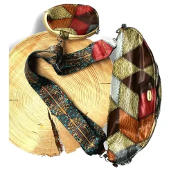 New Sab banane Patchy imprimé patchwork Exclusivité Tous Les Sacs|Sac Pochette