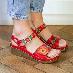 Store Sandales - FACSCINEO 0122 Fleur Outlet Chaussures|Sandales